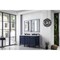 James Martin Vanities Brittany 60in Double Vanity, Victory Blue w/ 3 CM Eternal Jasmine Pearl Quartz Top 650-V60D-VBL-3EJP - alternate 4